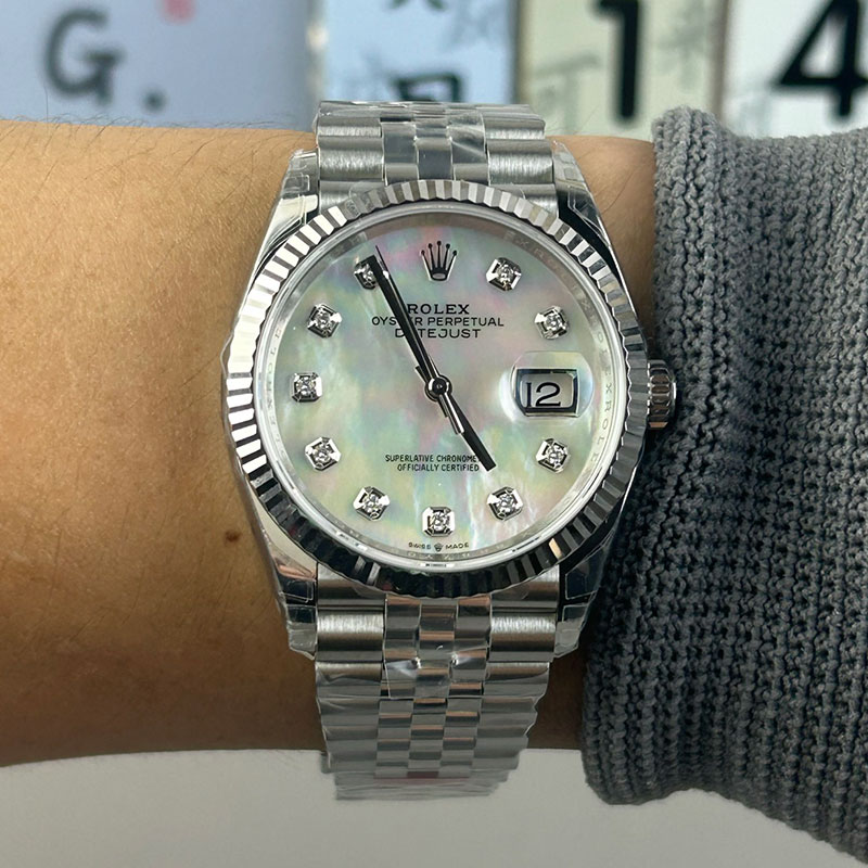 【VS製 シェル文字盤】 ロレックスコピー時計 M126234-0020 デイトジャスト 36mm 